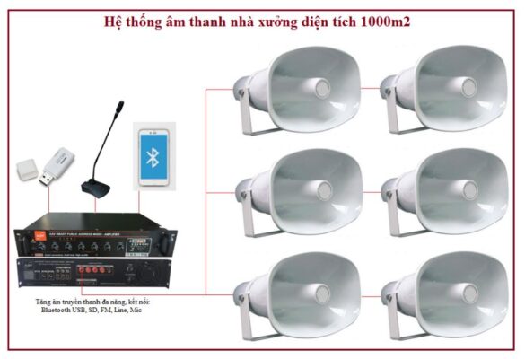 Hệ thống âm thanh nhà xưởng
